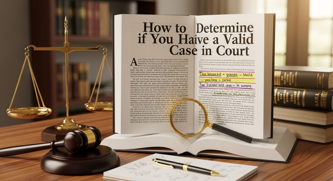 How to Determine if You Have a Valid Case