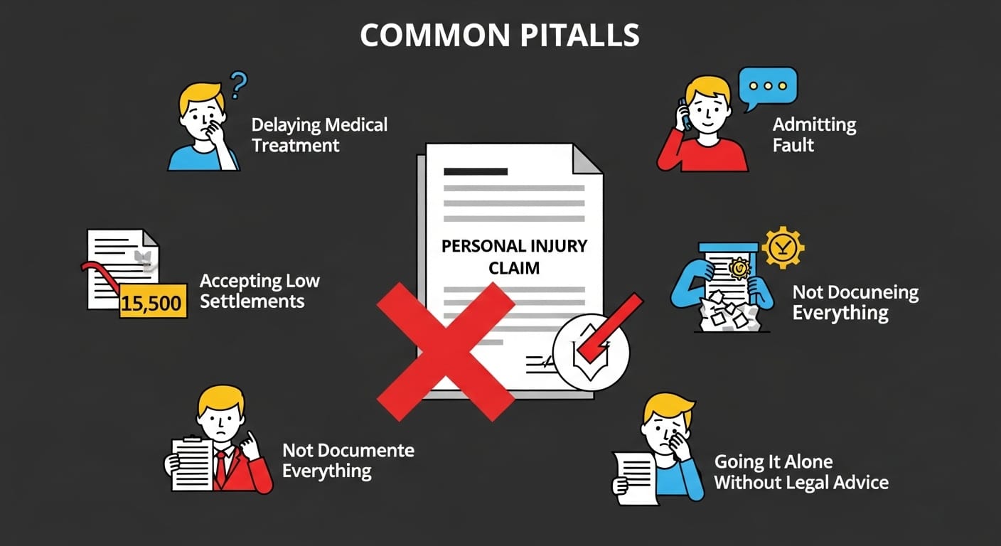 Mistakes to Avoid When Filing a Personal Injury Claim