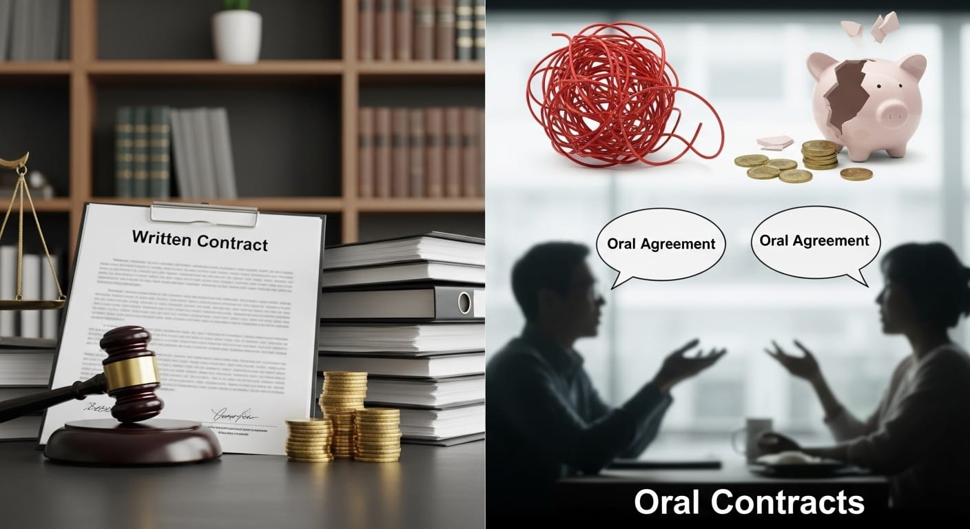 Written Vs. Oral Contracts on Legal Outcomes