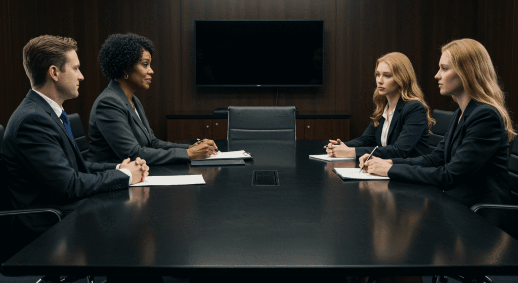 Woman Hiring Legal Professionals