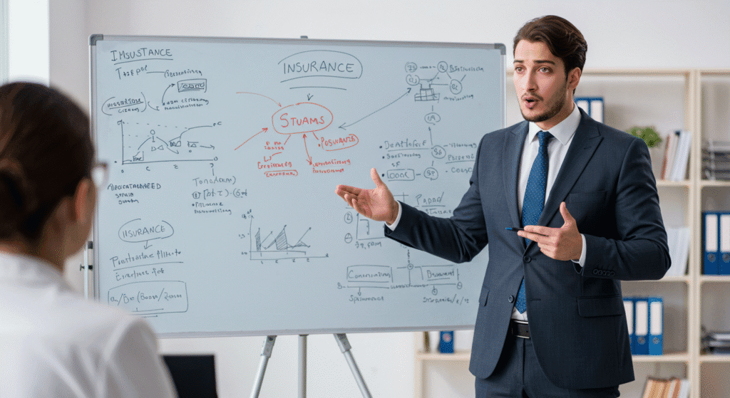 Man Defending Rights During the Insurance Claims Process