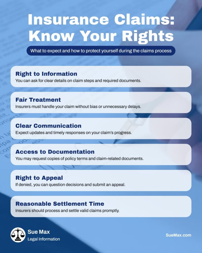 Your Rights During the Claims Process - Infographic