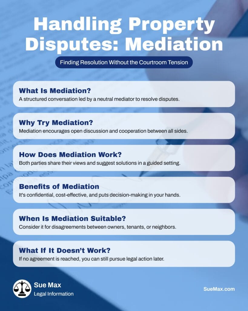 Mediation: A Friendly Middle Ground - Infographic