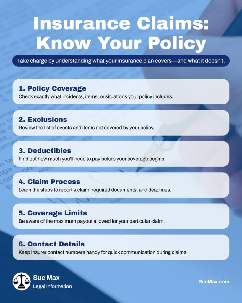 Understanding Your Insurance Policy - Infographic