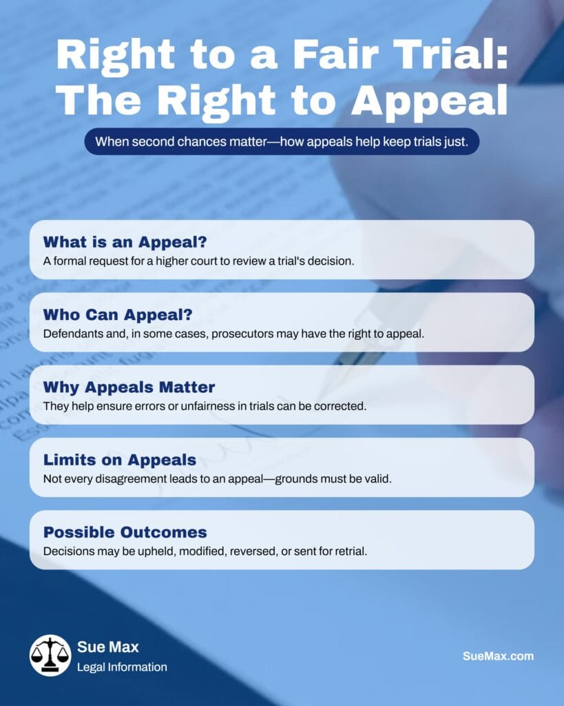 The Right to Appeal - Infographic